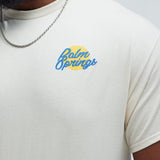 Camisa De Manga Corta Palm Springs Lounge - Crema
