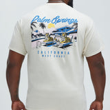 Camisa De Manga Corta Palm Springs Lounge - Crema
