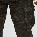 Pantalón Tipo Cargo De Nylon More Than One - Camuflaje