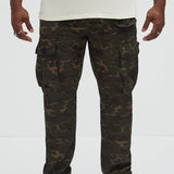 Pantalón Tipo Cargo De Nylon More Than One - Camuflaje