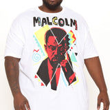 Camisa De Manga Corta Malcolm X 90's Artist Edition - Blanco