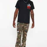 Camisa De Manga Corta Be Present - Negro