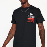 Camisa De Manga Corta Be Present - Negro