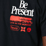 Camisa De Manga Corta Be Present - Negro