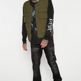 Chaleco Layer Up Quilted - Oliva
