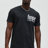 Camisa De Manga Corta Hope Anchors The Soul - Negro