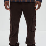 Pantalones Tipo Cargo Daniel Straight - Café