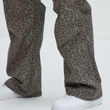 Pantalones Tipo Cargo Jungle Camo Straight - Camuflaje
