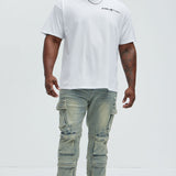 Camisa De Manga Corta Future Label - Blanco