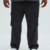 Pantalones Tipo Cargo Perth Pinstripes - Negro/Combinado