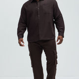 Pantalones Tipo Cargo Daniel Straight - Café
