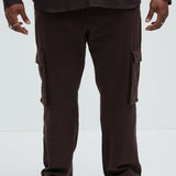 Pantalones Tipo Cargo Daniel Straight - Café