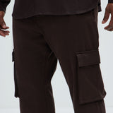 Pantalones Tipo Cargo Daniel Straight - Café
