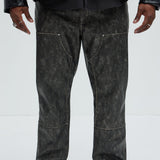 Pantalón Marley Wash Carpenter Straight - Negro/Combinado