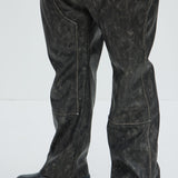 Pantalón Marley Wash Carpenter Straight - Negro/Combinado