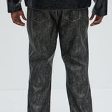 Pantalón Marley Wash Carpenter Straight - Negro/Combinado