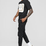 Camiseta Hennything Is Possible Short Sleeve Crew - Negro