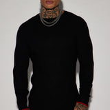 Suéter Viscose Thermal Crewneck - Negro