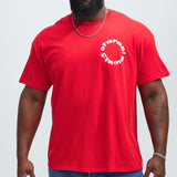 Camisa De Manga Corta Eternal Flame Circle - Rojo
