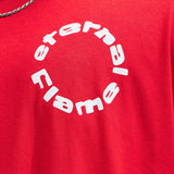 Camisa De Manga Corta Eternal Flame Circle - Rojo