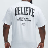 Camisa De Manga Corta Just A Kid With A Dream - Blanco