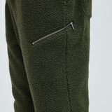 Pantalón Deportivo Axel Polar Fleece Zip Straight - Oliva