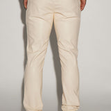Pantalón Your Favorite Faux Leather Skinny - Crema