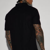Camisa Polo Caddie Short Sleeve - Negro