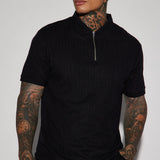 Camisa Polo Caddie Short Sleeve - Negro