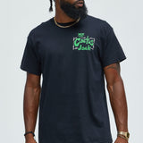 Camisa De Manga Corta WCW Cactus Jack - Negro