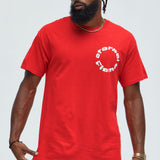 Camisa De Manga Corta Eternal Flame Circle - Rojo
