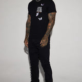 Camisa De Manga Corta Fatal Attraction - Negro