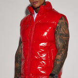 Chaleco Caleb Puffer - Rojo
