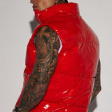 Chaleco Caleb Puffer - Rojo