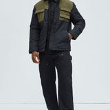 Chamarra de Mezclilla With The Flow 4 Pocket Midweight - Verde Negro