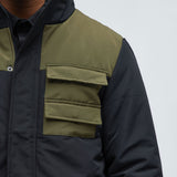 Chamarra de Mezclilla With The Flow 4 Pocket Midweight - Verde Negro