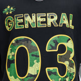 Camiseta Tyson General Soldier Long Sleeve - Negro/Combinado