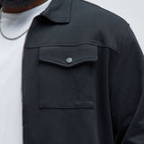 Chamarra Ryan Interlock Work - Negro