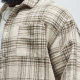 Shacket Agua Plaid - Crema/Combinación