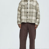 Shacket Agua Plaid - Crema/Combinación