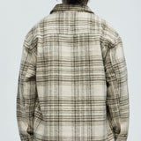 Shacket Agua Plaid - Crema/Combinación