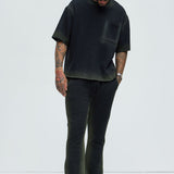 Pantalón Deportivo Tyson Blurred Lines Skinny Flare - Negro