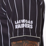 Camisa Top Raiders Baseball - Negro