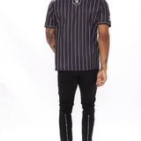 Camisa Top Raiders Baseball - Negro