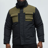 Chamarra de Mezclilla With The Flow 4 Pocket Midweight - Verde Negro