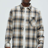 Camisa Dighton Plaid - Gris Pardo/Combinado