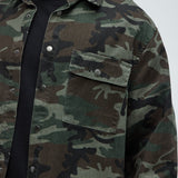 Camisa Top Essential Camo Long Sleeve Denim Woven - Camuflaje