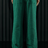 Pantalones entallados con textura Jordan - Verde