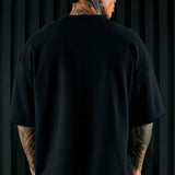 Camisa De Manga Corta I Like How It Looks Oversized Terry - Negro