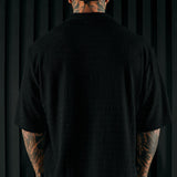 Camisa Abotonada Boca - Negro